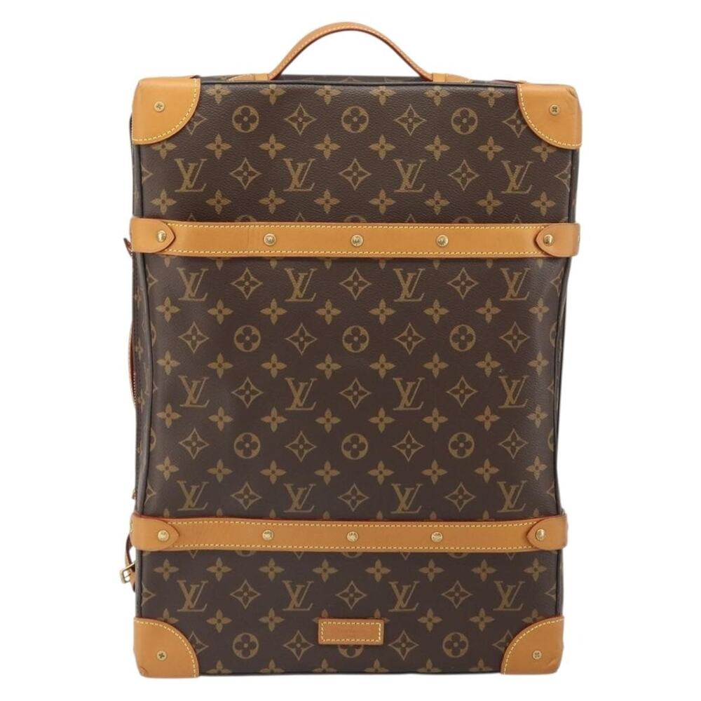 Louis Vuitton Monogram Soft Trunk Backpack MM Brown